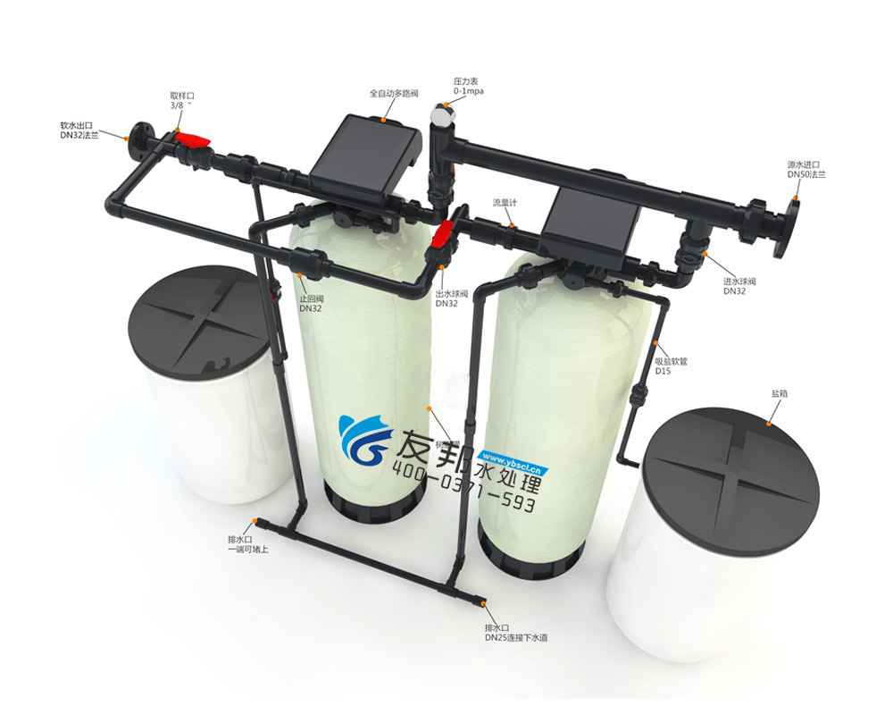 5T/H(每小时出水5吨)全自动软化水设备